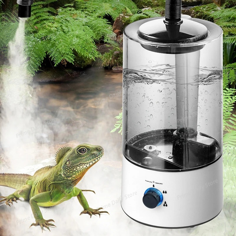 Terrarium Fogger Ultrasonic - 4000ML 초음파 파충류 테라리움 가습기, 도마뱀,