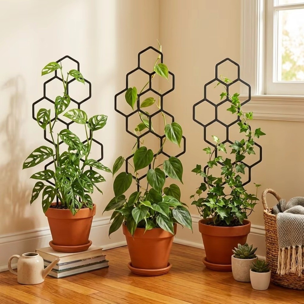 Vine Climbing Plastic - 허니콤 디자인 식물 트렐리스 녹 방지