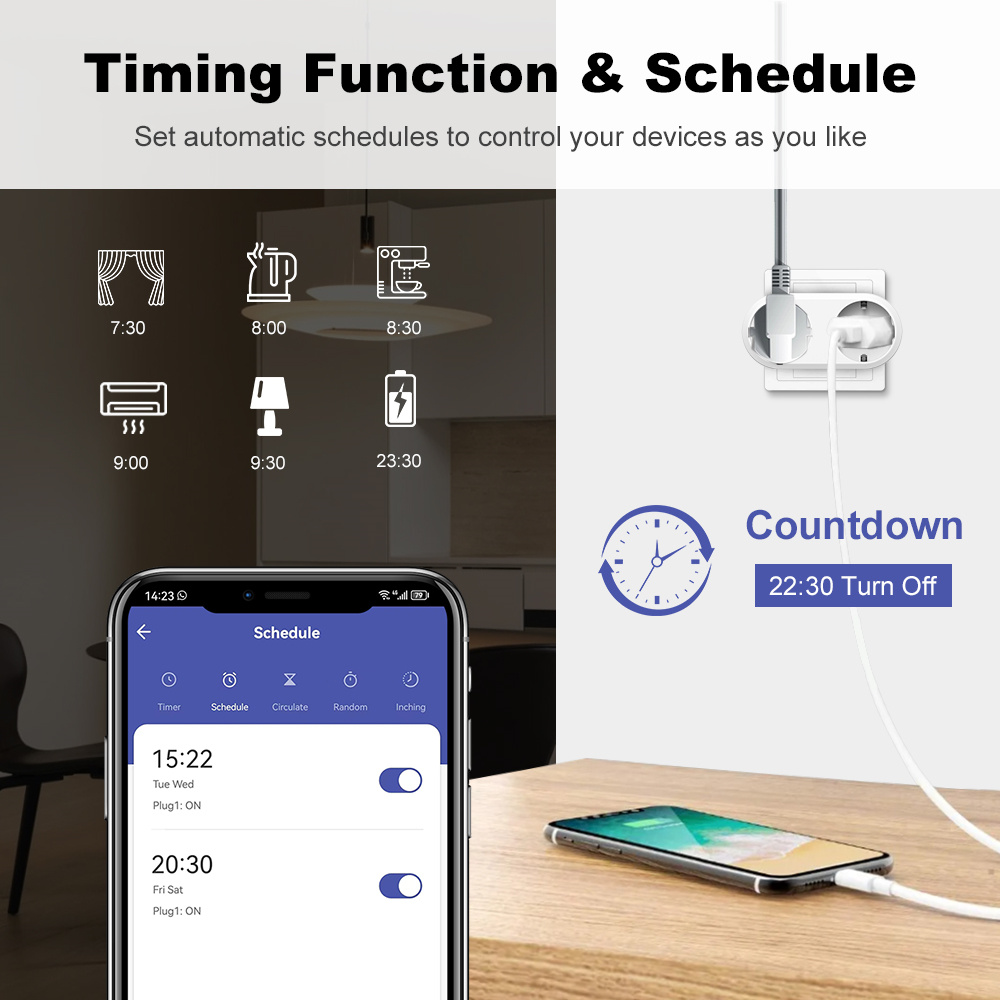 와이파이 스마트 플러그 듀얼 콘센트 16A EU 2 i - Timer Dual Outlet 리뷰 및 가격