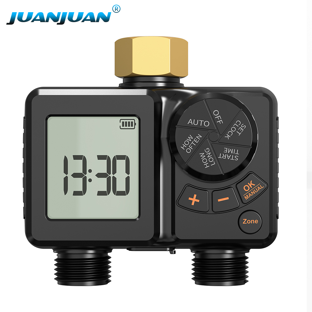 듀얼 아울렛 자동 스마트 관개 급수 시스템 워터 타이머 - Timer Dual Outlet 리뷰 및 가격