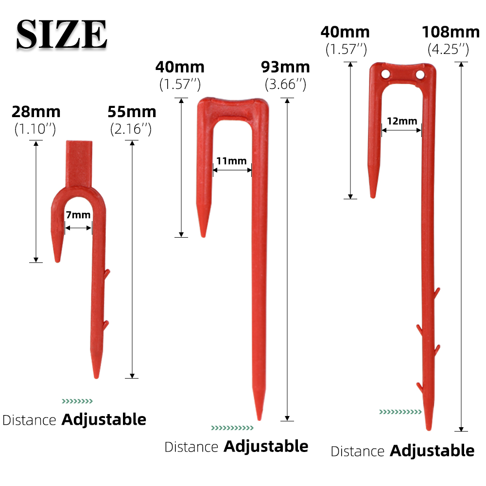 20-50PCS 딸기 심기 포크 발굴 포크 50mm 9 - Vine Climbing Plastic 리뷰 및 가격